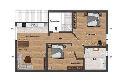 schöne 3Zimmer-Wohnung ** in Schrobenhausen, Kellerberg **