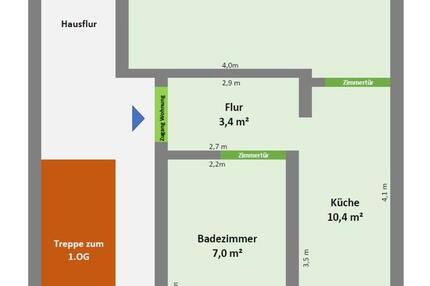 1,5-Zimmer Wohnung „Margaretenstraße 31“ nach Sanierung