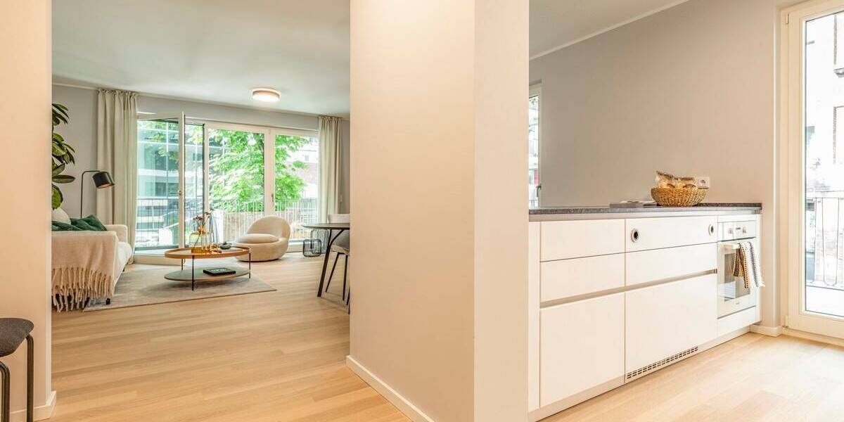 Etagenwohnung Hamburg Winterhude - 2 Zimmer, 55 m&sup2;, 695.000&euro; | Angebot:26014854