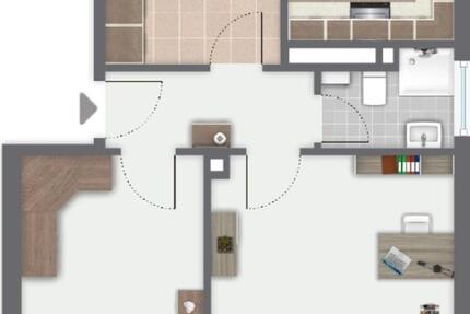 2 Zimmer Wohnung, nach Kernsanierung ERSTBEZUG