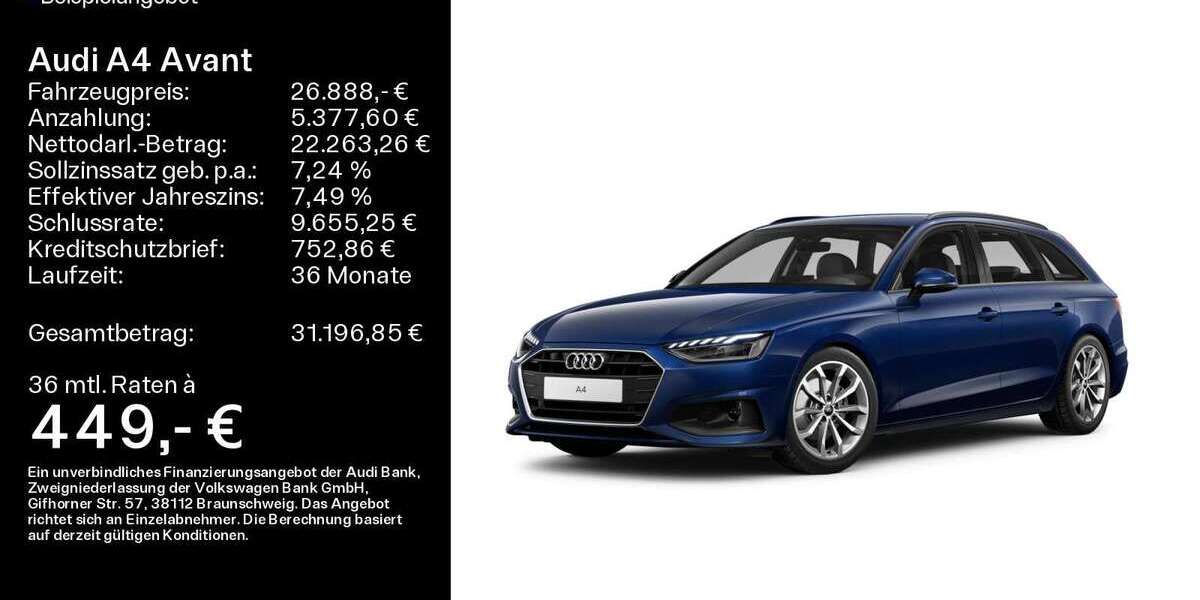 Audi A4 50.800 km 26.888 &euro; Mühlheim a. Main 63165