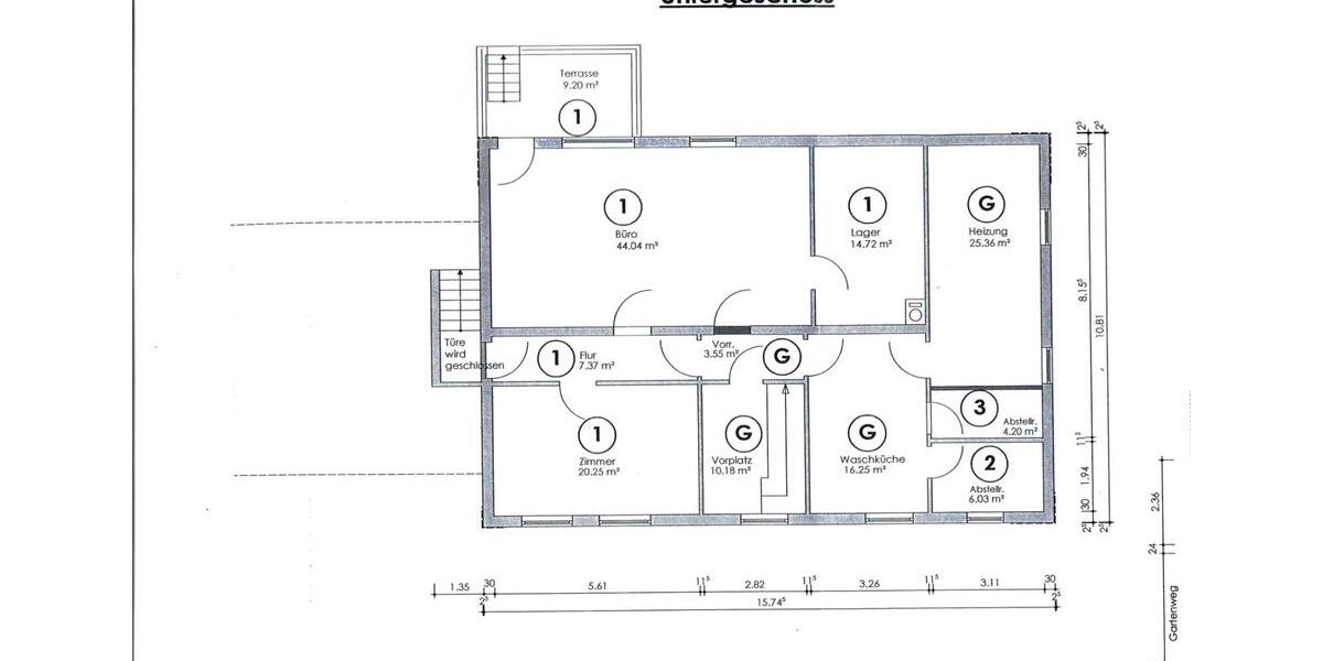 Erdgeschoßwohnung Gerabronn - 6 Zimmer, 140 m&sup2;, 289.000&euro; | Angebot:21271276