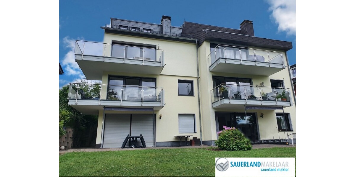 Ruhig gelegen mit schönem Blick auf den gepflegten, großen Garten - Appartement Willingen-Usseln Usseln | Angebot:8352300