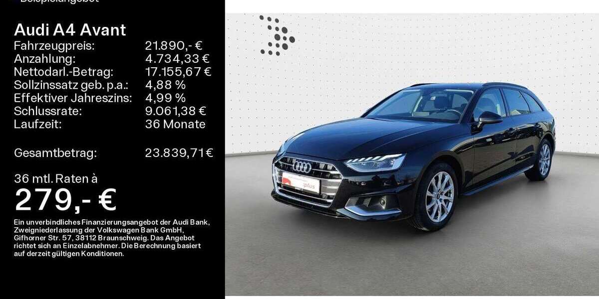 Audi A4 85.399 km 21.890 &euro; Königstein-TS 61462