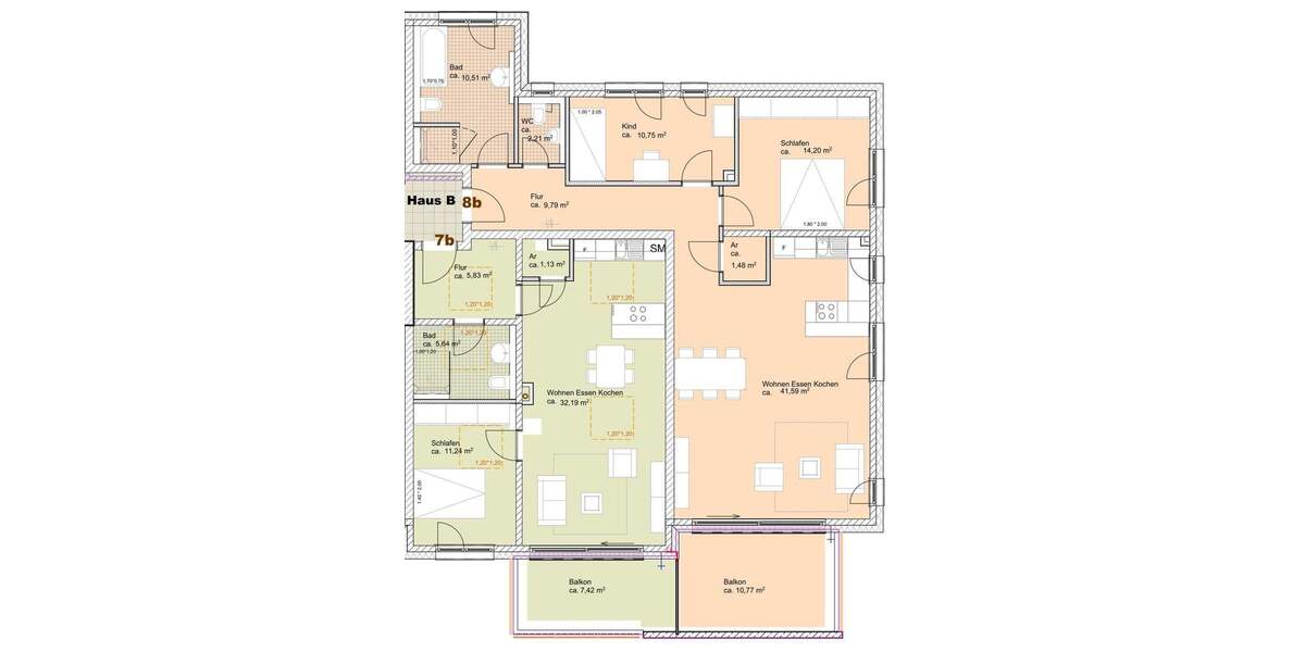 Etagenwohnung Roßtal - 3 Zimmer, 94 m&sup2;, 479.000&euro; | Angebot:25563846