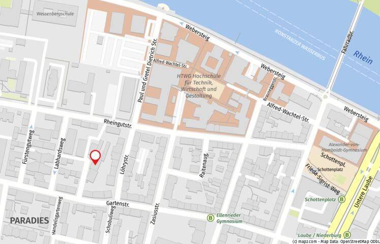 Etagenwohnung Konstanz Paradies - 2 Zimmer, 52 m&sup2;, 339.000&euro; | Angebot:26826887