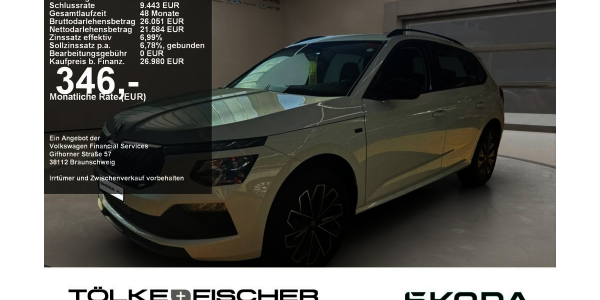 Skoda Kamiq 19.039 km 26.980 &euro; Krefeld 47809