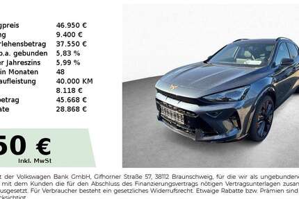 Cupra Formentor 7.500 km 46.950 &euro; Schwabach 91126