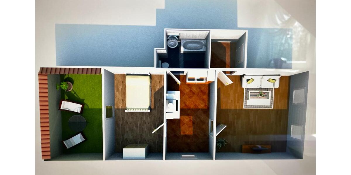 Erdgeschoßwohnung Neuenhagen bei Berlin - 2 Zimmer, 54 m&sup2;, 820&euro; | Angebot:26408157