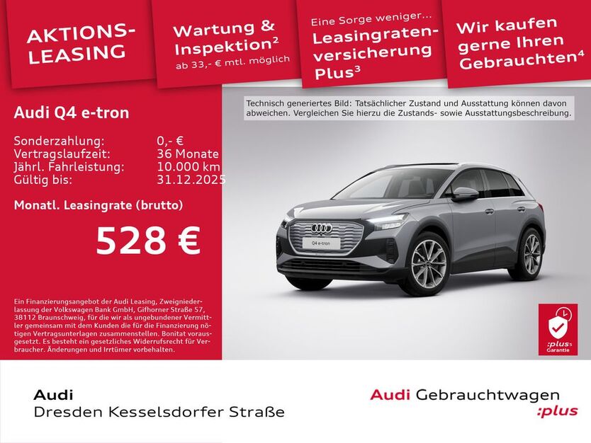 Audi Q4 e-tron 7.511 km 48.890 € Dresden 01169