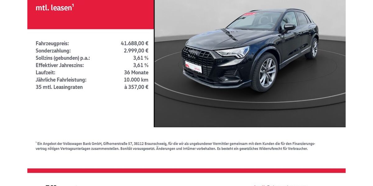 Audi Q3 7.131 km 40.688 &euro; Nordhausen 99734