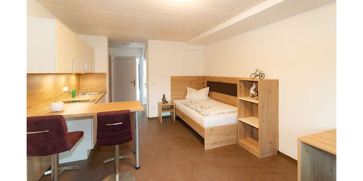 Etagenwohnung Ingolstadt Piusviertel - 1 Zimmer, 26 m&sup2;, 430&euro; | Angebot:27147057