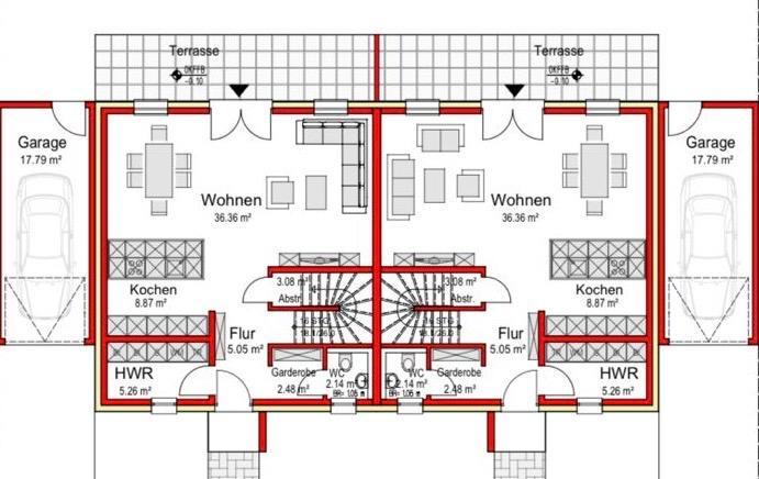 Doppelhaushälfte Euskirchen Dom-Esch - 4 Zimmer, 125 m&sup2;, 1.800&euro; | Angebot:26640717