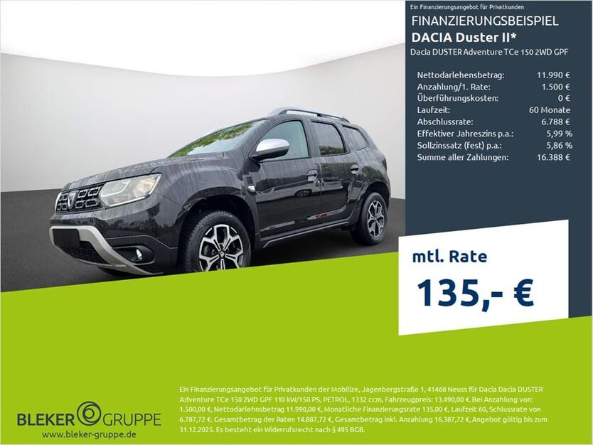 Dacia Duster 71.900 km 13.490 € Borken 46325