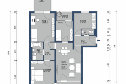 Wohnung Puchheim - 4 Zimmer, 104 m&sup2;, 405.522&euro; | Angebot:24590936