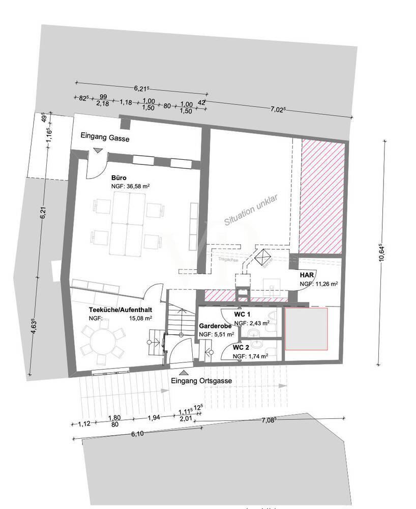 Neubau in denkmalgeschützter Hülle