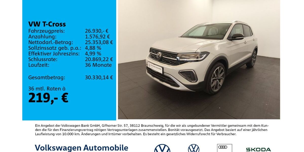 VW T-Cross 10.000 km 26.930 &euro; Leipzig 04178