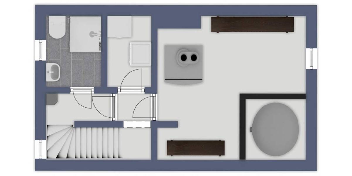 Reihenmittelhaus Bonn Lannesdorf - 3 Zimmer, 69 m&sup2;, 289.000&euro; | Angebot:25694274