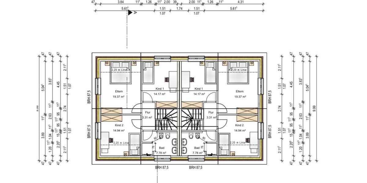 Doppelhaushälfte Bad Zwischenahn - 6 Zimmer, 146 m&sup2;, 498.000&euro; | Angebot:25220559