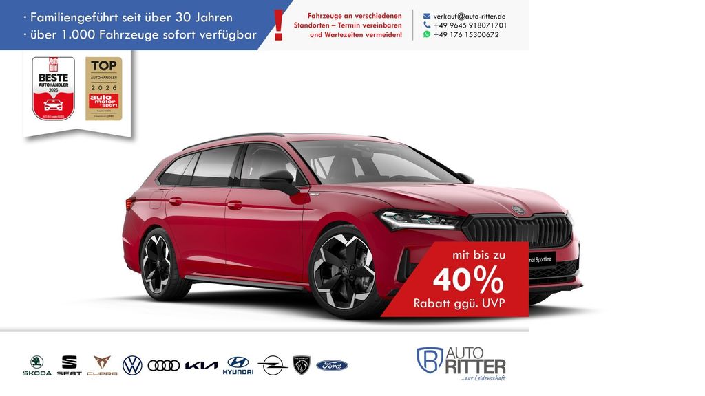 Skoda Superb 1.539 km 53.490 &euro; Eschenbach 92676