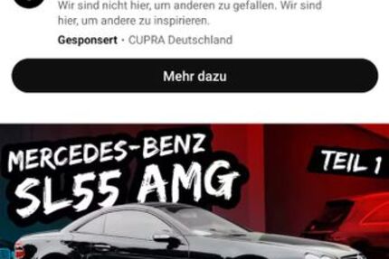 Mercedes-Benz SL 55 AMG 65.000 km 45.000 &euro; Kinding 85125