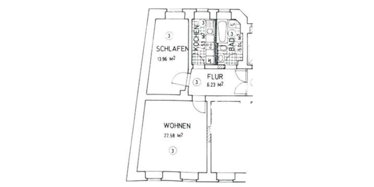 +6,46%-Rendite+ Vermietete 2-Raum-Eigentumswohnung im grünen Schlosschemnitz - Erdgeschoßwohnung Chemnitz Altendorf | Angebot:20968654
