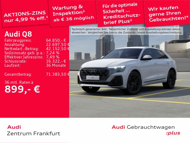 Audi Q8 17.435 km 64.850 &euro; Frankfurt am Main 60314