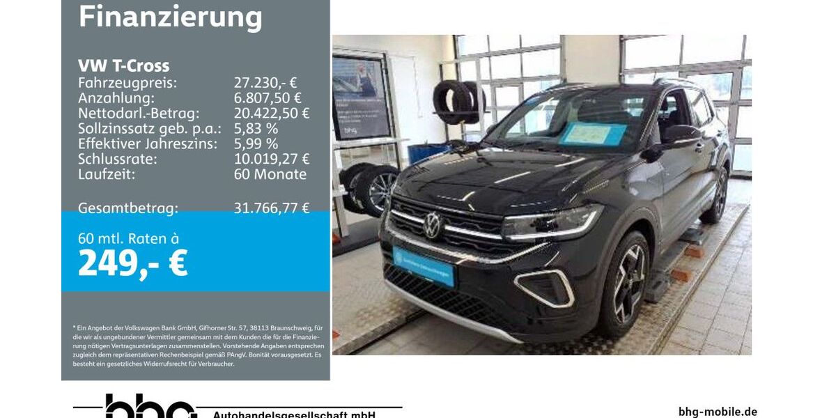 VW T-Cross 24.353 km 25.760 &euro; Mössingen 72116