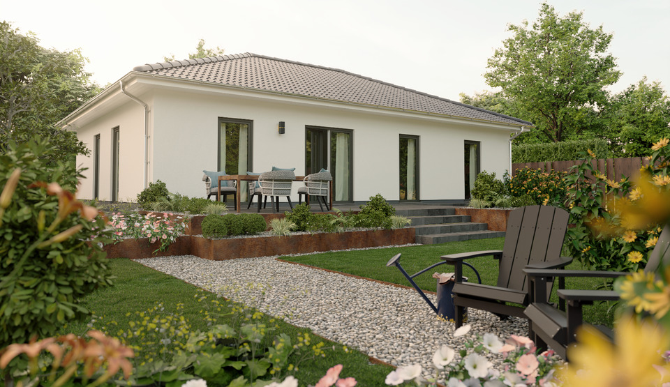INKLUSIVE GRUNDSTÜCK! Bungalow 110 in Fritzlar-Ungedanken 4 zimmer