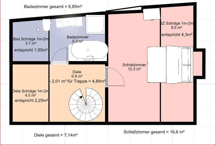 Etagenwohnung Bamberg Gärtnerstadt - 3.5 Zimmer, 85 m&sup2;, 950&euro; | Angebot:26413776