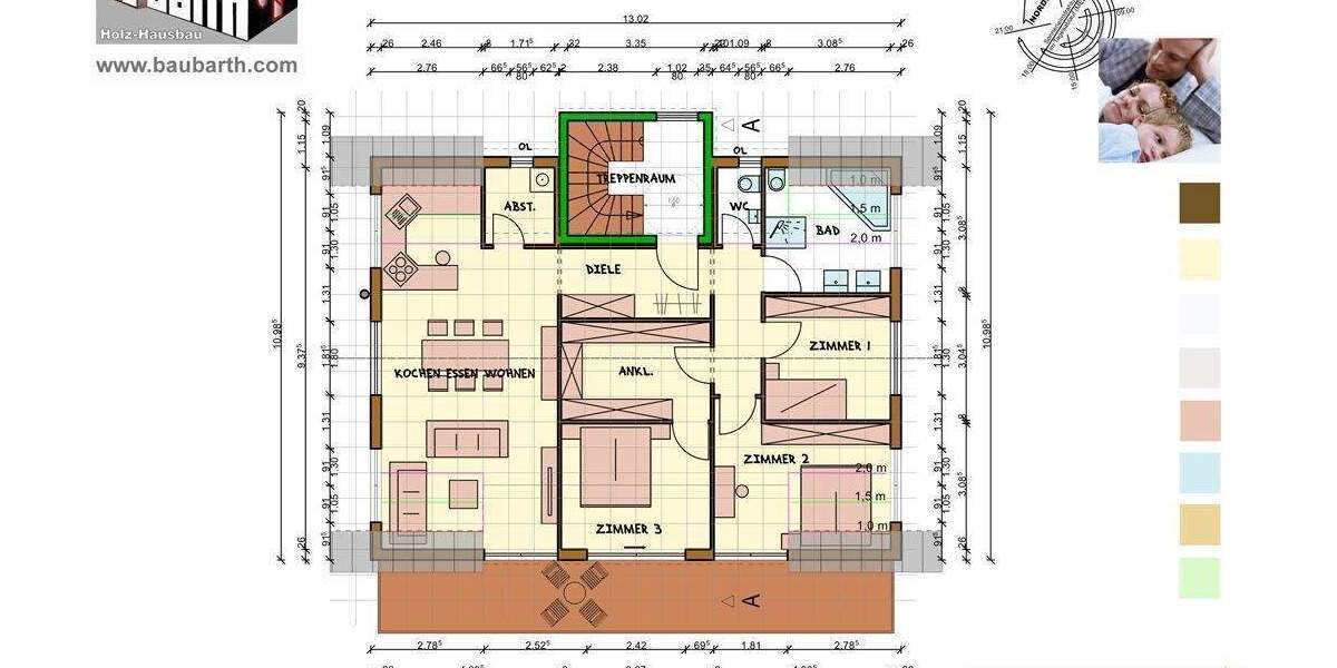 Etagenwohnung Überlingen Nußdorf - 5 Zimmer, 111 m&sup2;, 749.000&euro; | Angebot:25679305