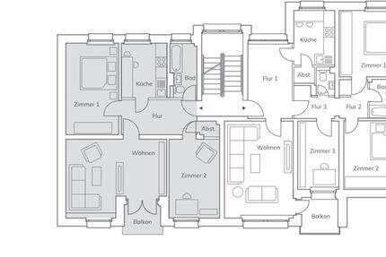 Wohnung Oyten - 4 Zimmer, 84 m&sup2;, 770&euro; | Angebot:25416223