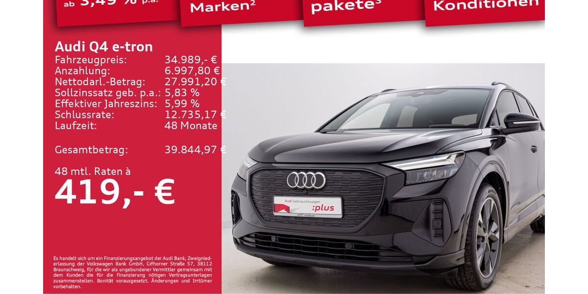 Audi Q4 e-tron 13.579 km 34.389 &euro; Berlin 13088