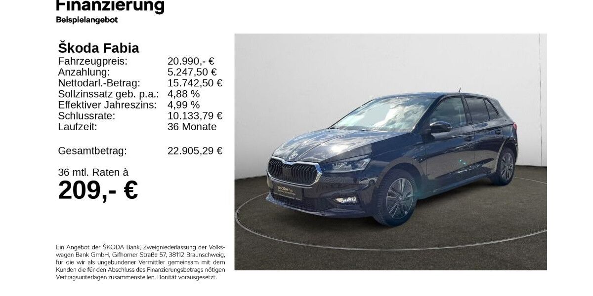 Skoda Fabia 7.506 km 20.370 &euro; Hildesheim 31137