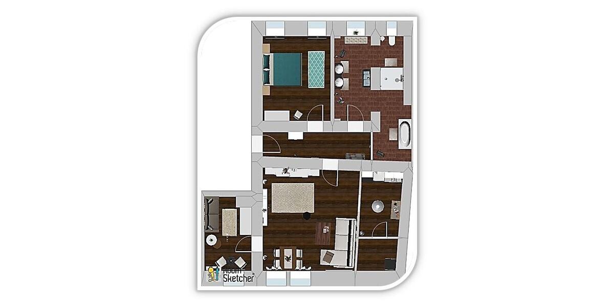 Modernes Wohnen im Gewölbe - voll ausgestattet! 3 zimmer