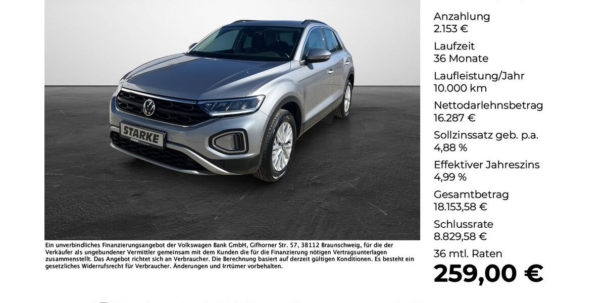 VW T-Roc 63.207 km 17.950 &euro; Georgsmarienhütte (Osnabrück) 49124