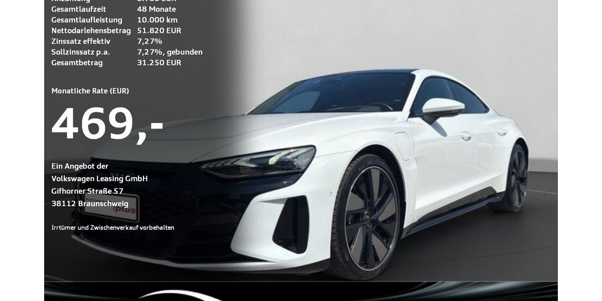 Audi e-tron GT 93.721 km 51.210 € Ravensburg 88214