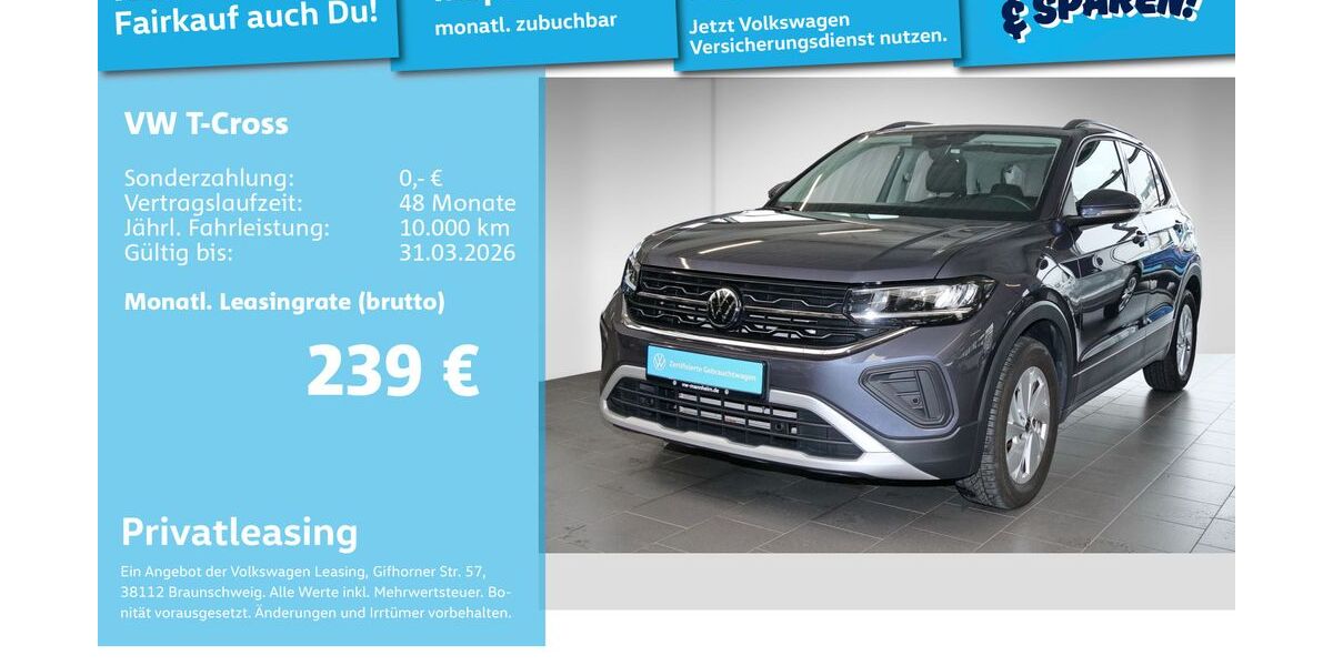 VW T-Cross 24.132 km 23.492 &euro; Mannheim 68309