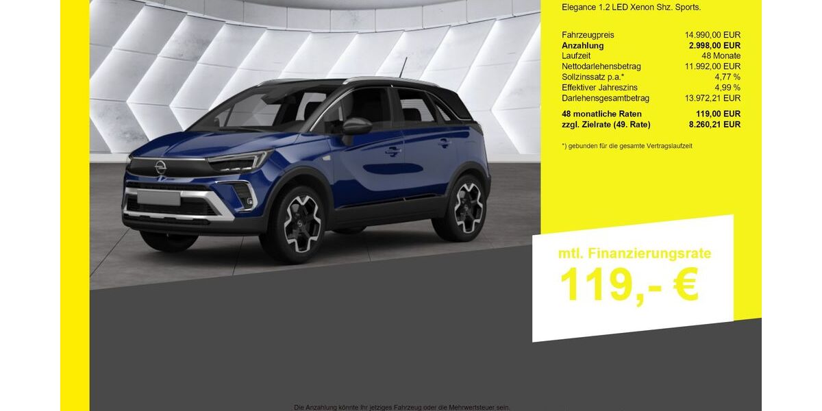 Opel Crossland (X) 49.495 km 14.990 &euro; Berlin-Französisch Buchholz 13127