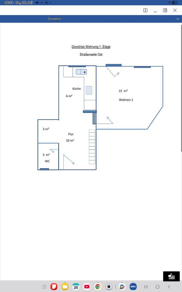 Attraktive MaisonetteWohnung in Wohn-und Geschäftshaus-Stadtmitte