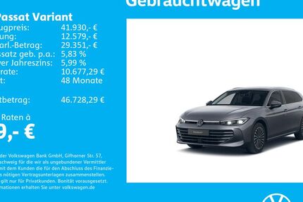 VW Passat Variant 1.505 km 41.930 &euro; Stuttgart-Wangen 70188
