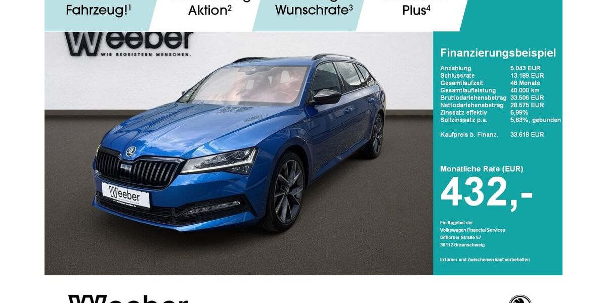 Skoda Superb 47.377 km 33.468 &euro; Weil der Stadt 71263