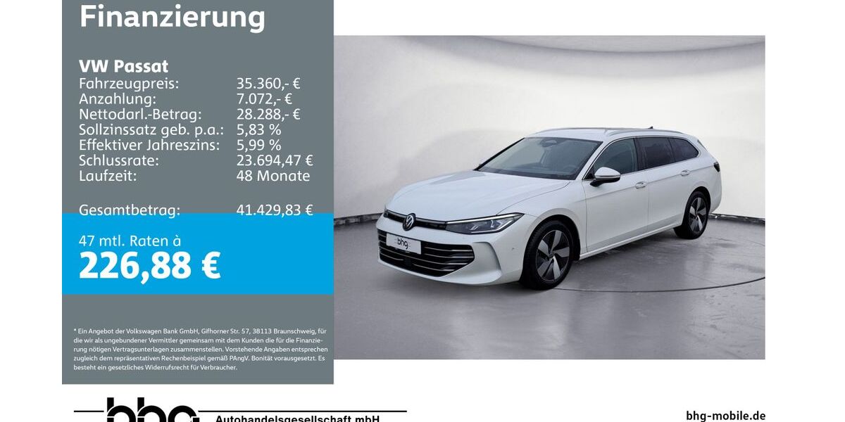 VW Passat 17.423 km 35.360 &euro; Durmersheim 76448