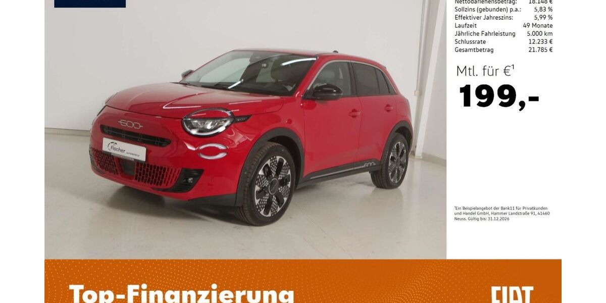 Fiat 600 17.002 km 19.480 &euro; Pilsach 92367