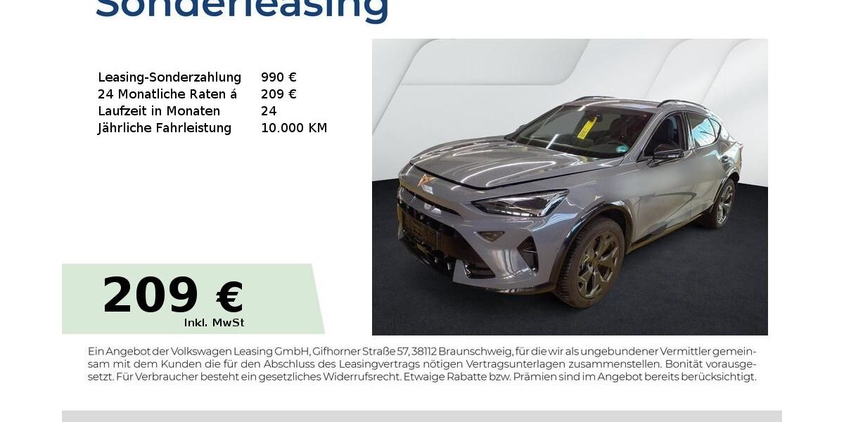 Cupra Formentor 27.000 km 31.690 &euro; Roth 91154