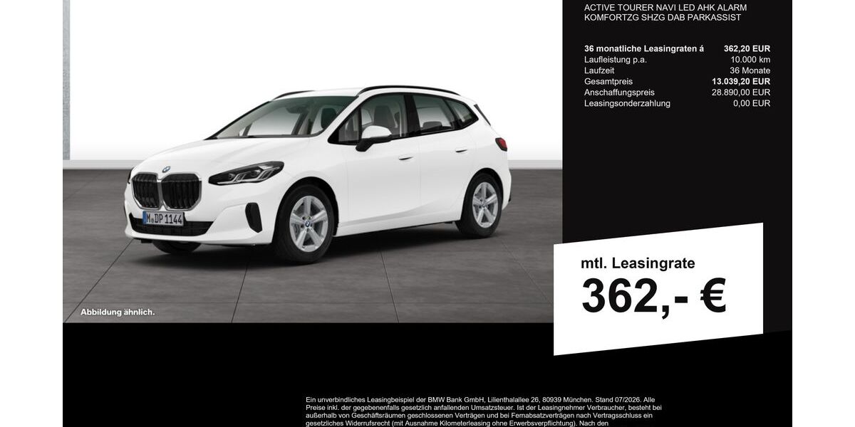 BMW 220 Active Tourer 9.926 km 28.890 &euro; Dillenburg 35684