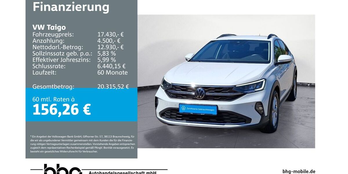 VW Taigo 46.101 km 17.430 &euro; Bühl 77815