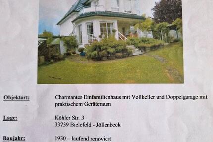 Haus Bielefeld Jöllenbeck - 4.5 Zimmer, 170 m&sup2;, 429.000&euro; | Angebot:27119875