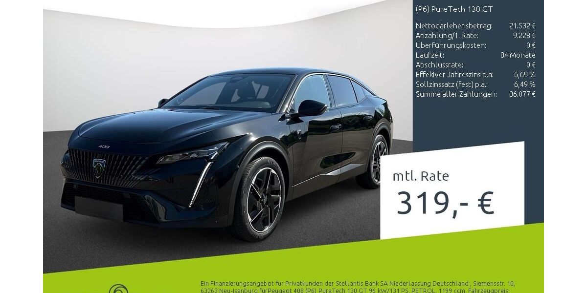 Peugeot 408 1.050 km 30.760 &euro; Dortmund 44263