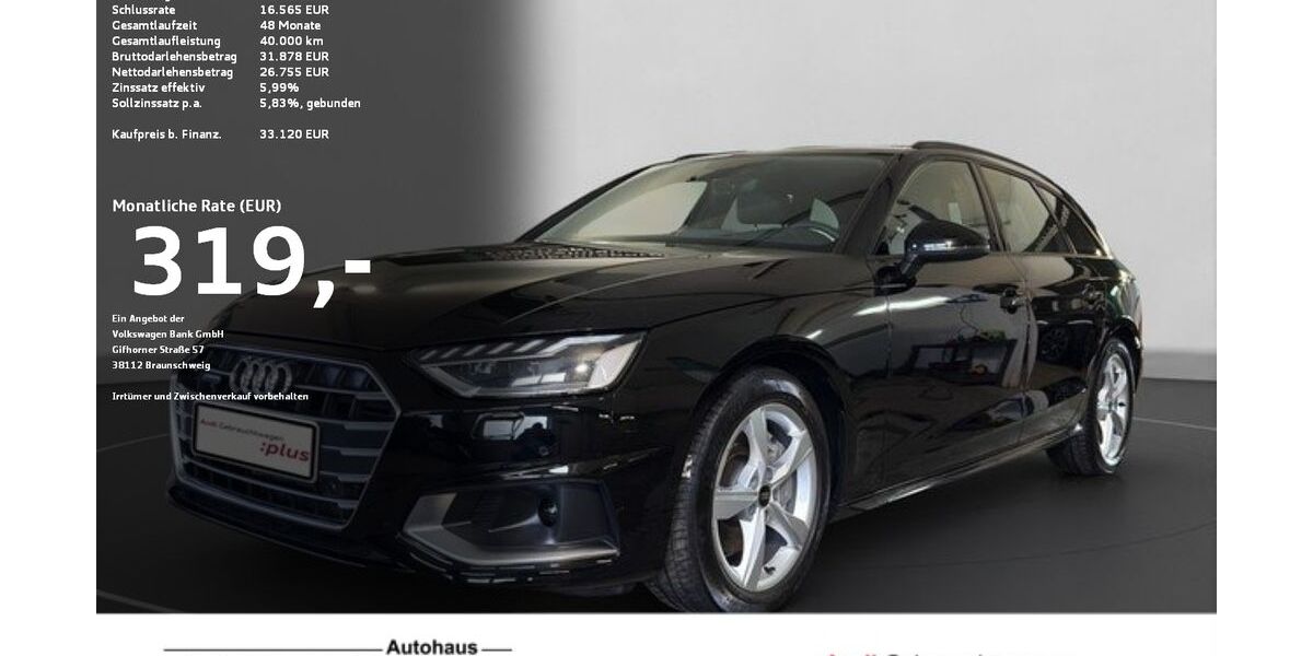 Audi A4 75.556 km 33.120 &euro; Ravensburg 88214